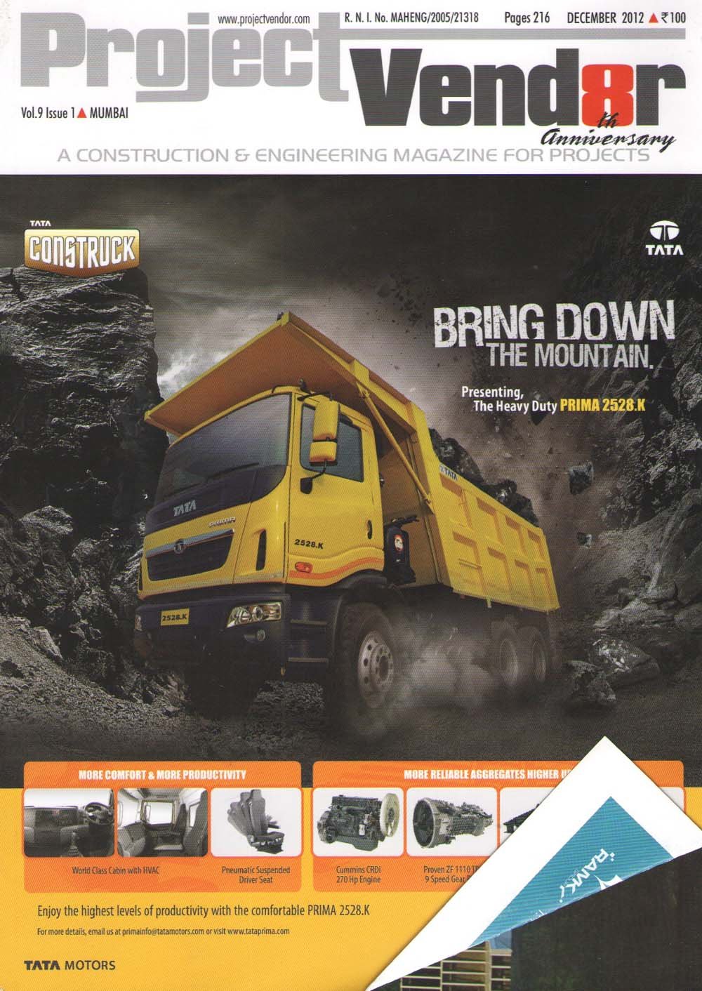 Project Vendor  Dec 2012
